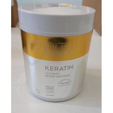 РЕГЕНЕРИРАЩА МАСКА С КЕРАТИН INFINITY KERATIN ULTIMATE REPAIR HAIR MASK 1000ML